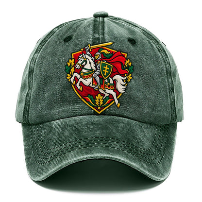 Lithuania Minimal Emblem Country Logos Classic Cap – Forest Mist