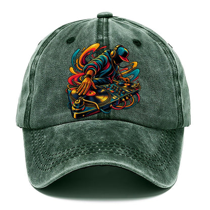 Turntables Icon Music Instruments Classic Cap – Forest Mist
