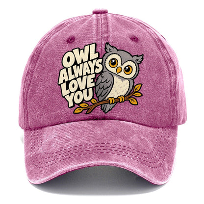 Pop Art Owl Animal Puns Classic Cap – Dusty Rose