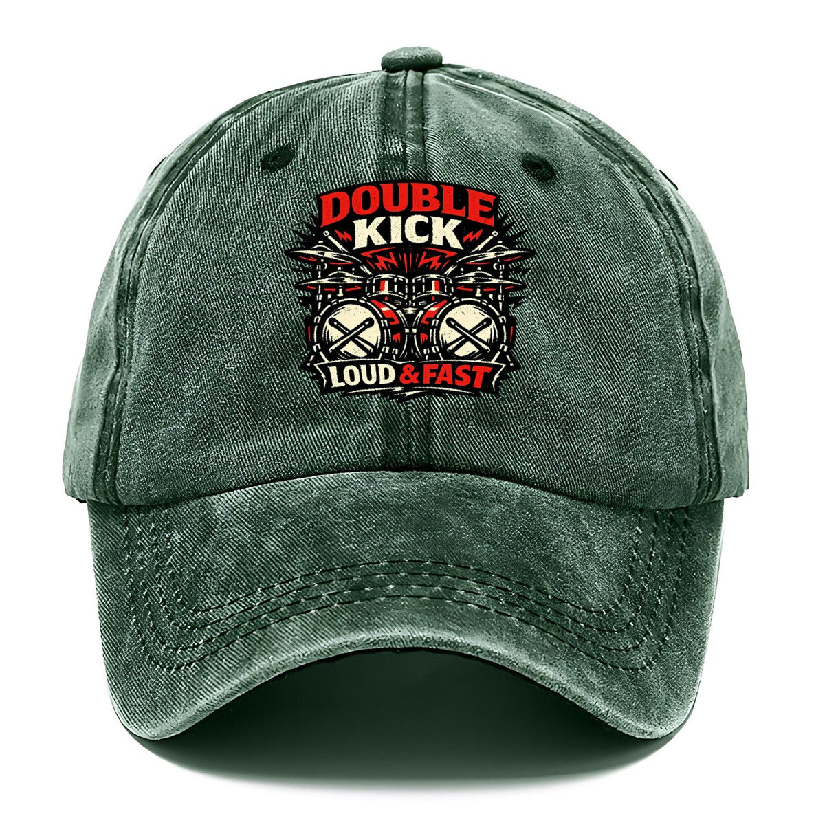 Double Bass Drums Classic Cap – Forest Mist