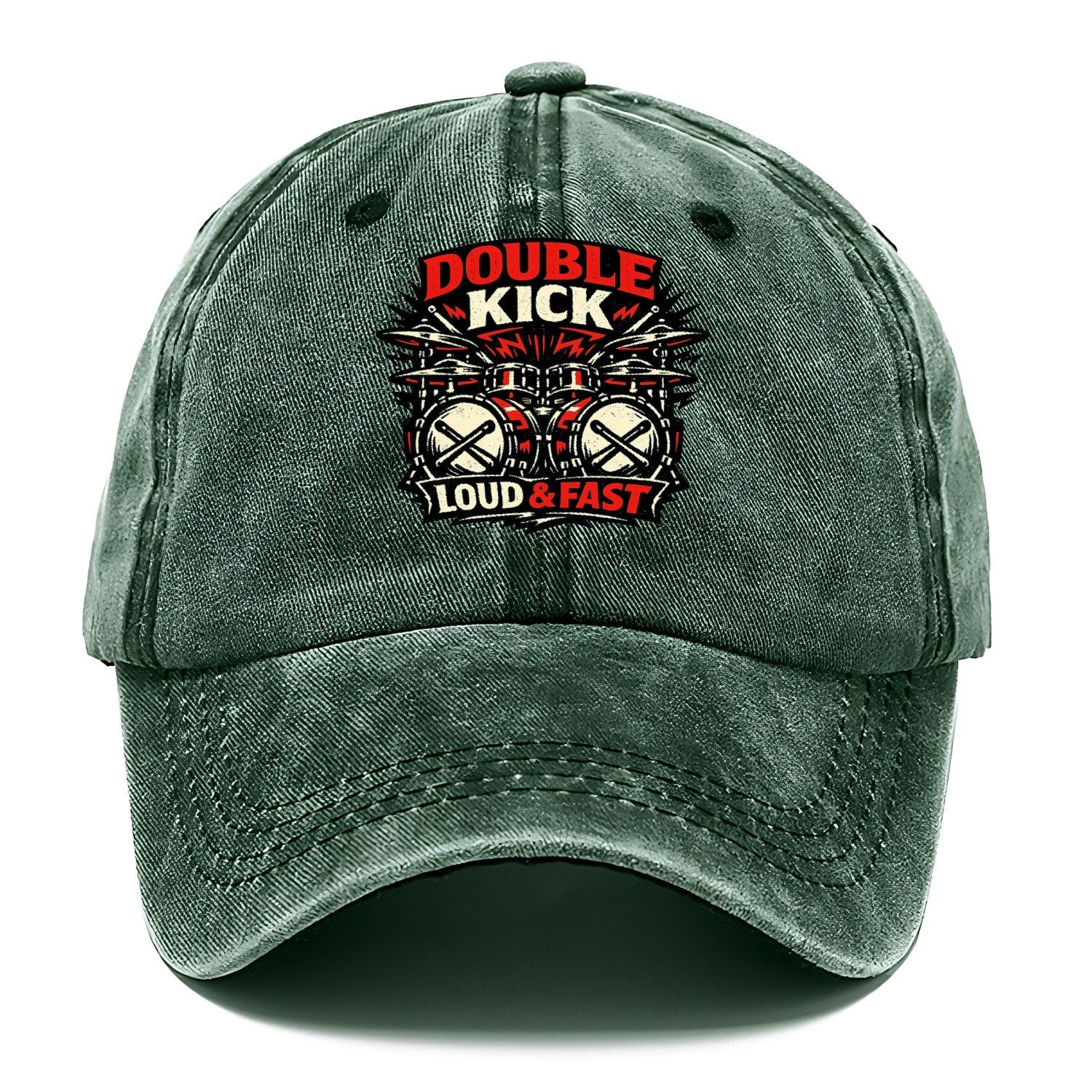 Double Bass Drums Classic Cap – Forest Mist