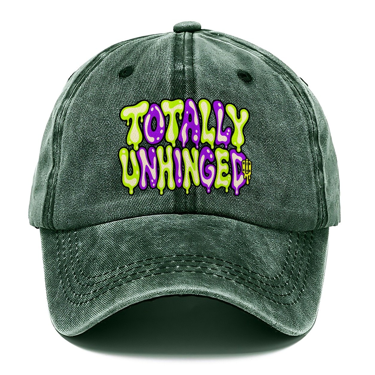 Totally Unhinged Crazy Styles Classic Cap – Forest Mist
