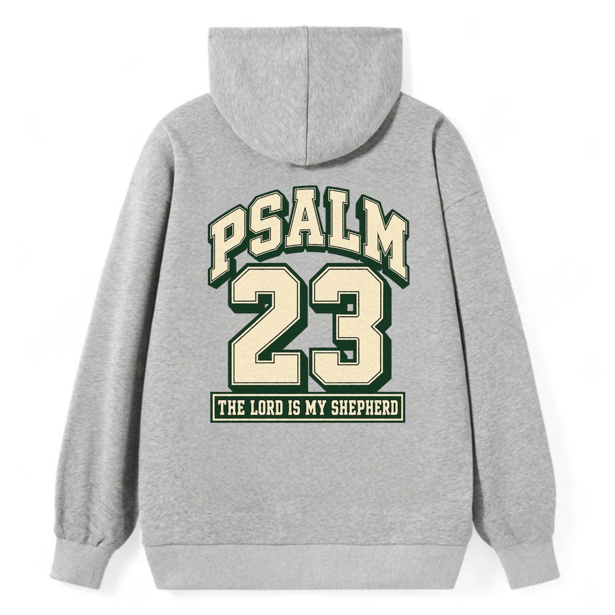 Psalm 23 Varsity Chapel Varsity Classic Pullover Hoodie – Grey