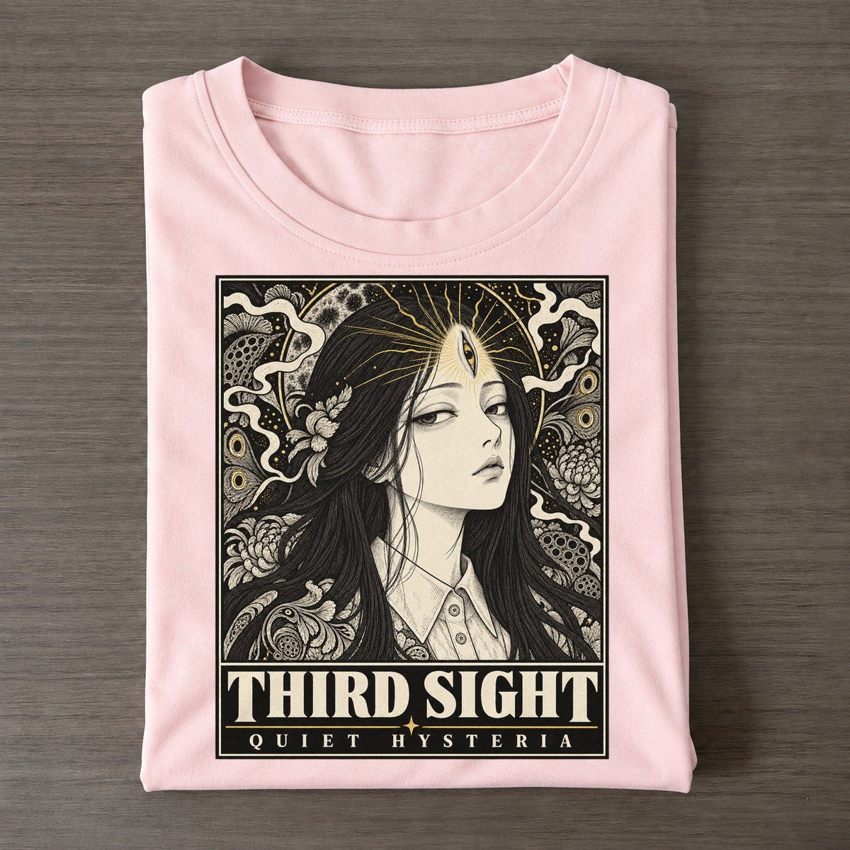 Third Sight Quiet Hysteria Classic T-shirt – Pink