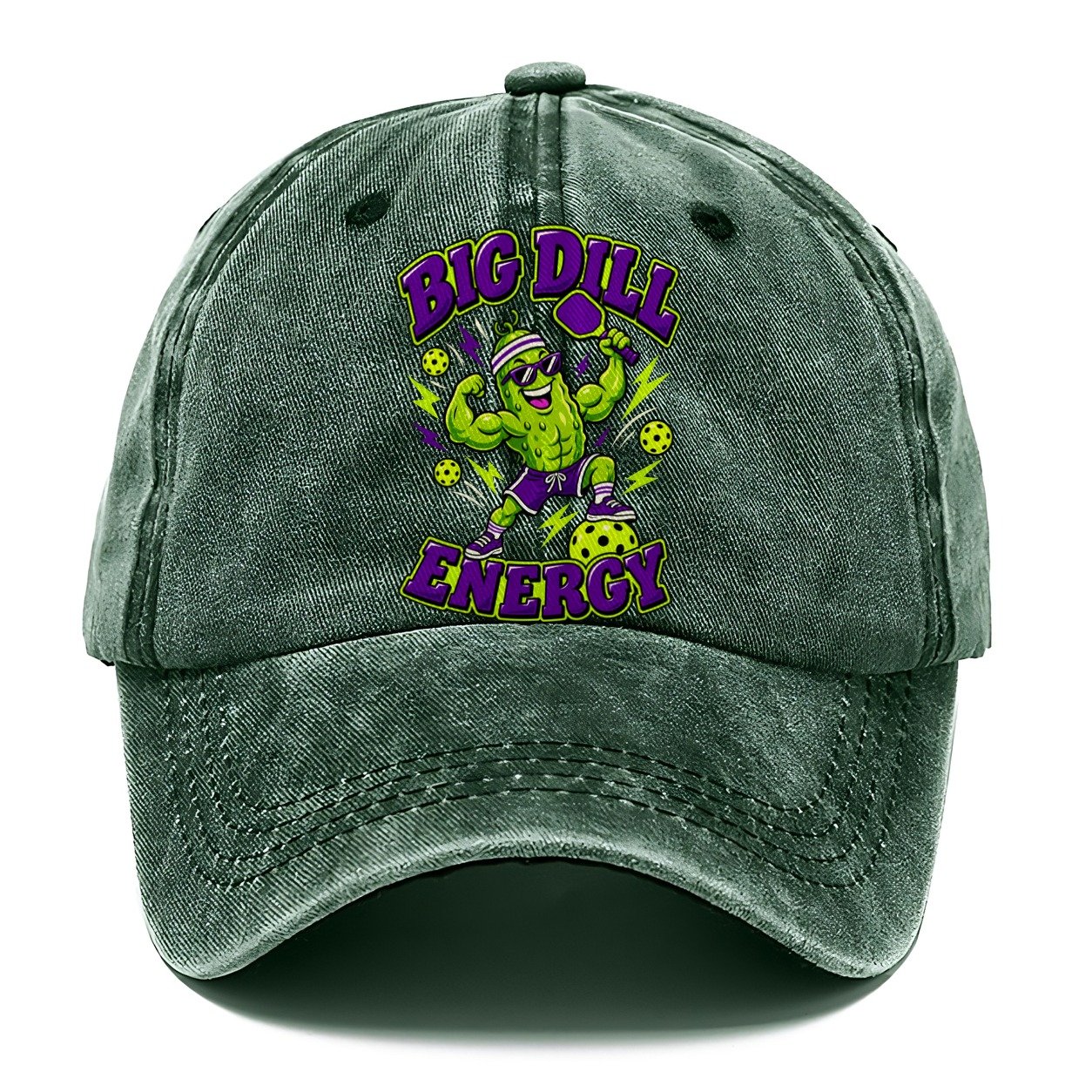 Big Dill Energy Pickleball Life Classic Cap – Forest Mist