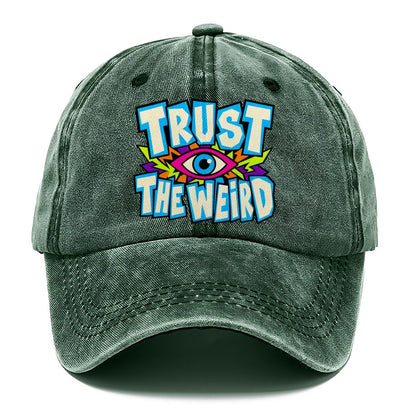 Trust The Weird Crazy Styles Classic Cap – Forest Mist