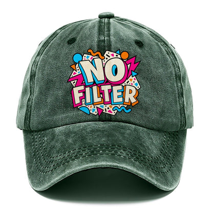 No Filter Crazy Styles Classic Cap – Forest Mist