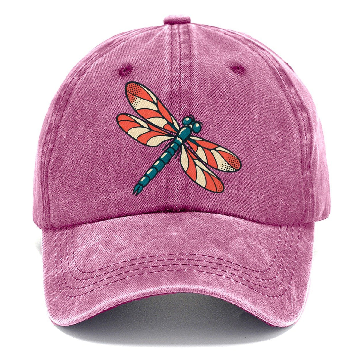Dragonfly Bank Classic Cap – Dusty Rose