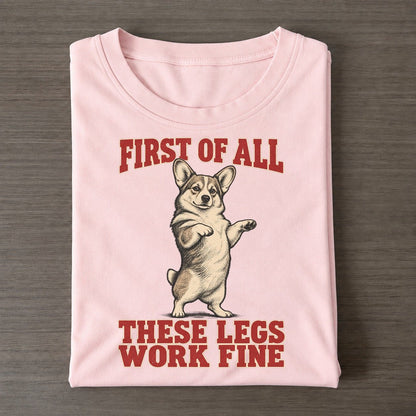 Pembroke Welsh Corgi Dog Declarations Classic T-shirt – Pink