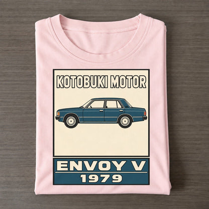 Kotobuki Envoy Showa Speed Plates Classic T-shirt – Pink