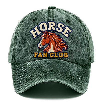 Horse Fan Club Classic Cap – Forest Mist