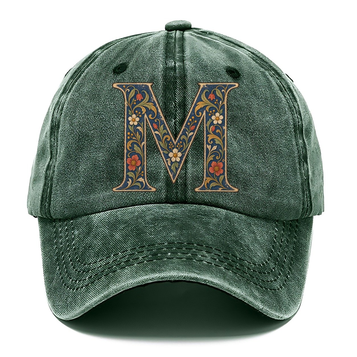 Wildflower M Monogram Classic Cap – Forest Mist