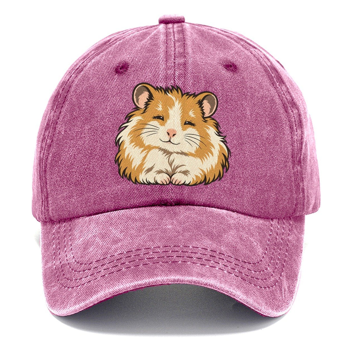 Syrian Hamster Sleepy Eyes Small Pet Logos Classic Cap – Dusty Rose