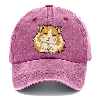 Syrian Hamster Sleepy Eyes Small Pet Logos Classic Cap – Dusty Rose