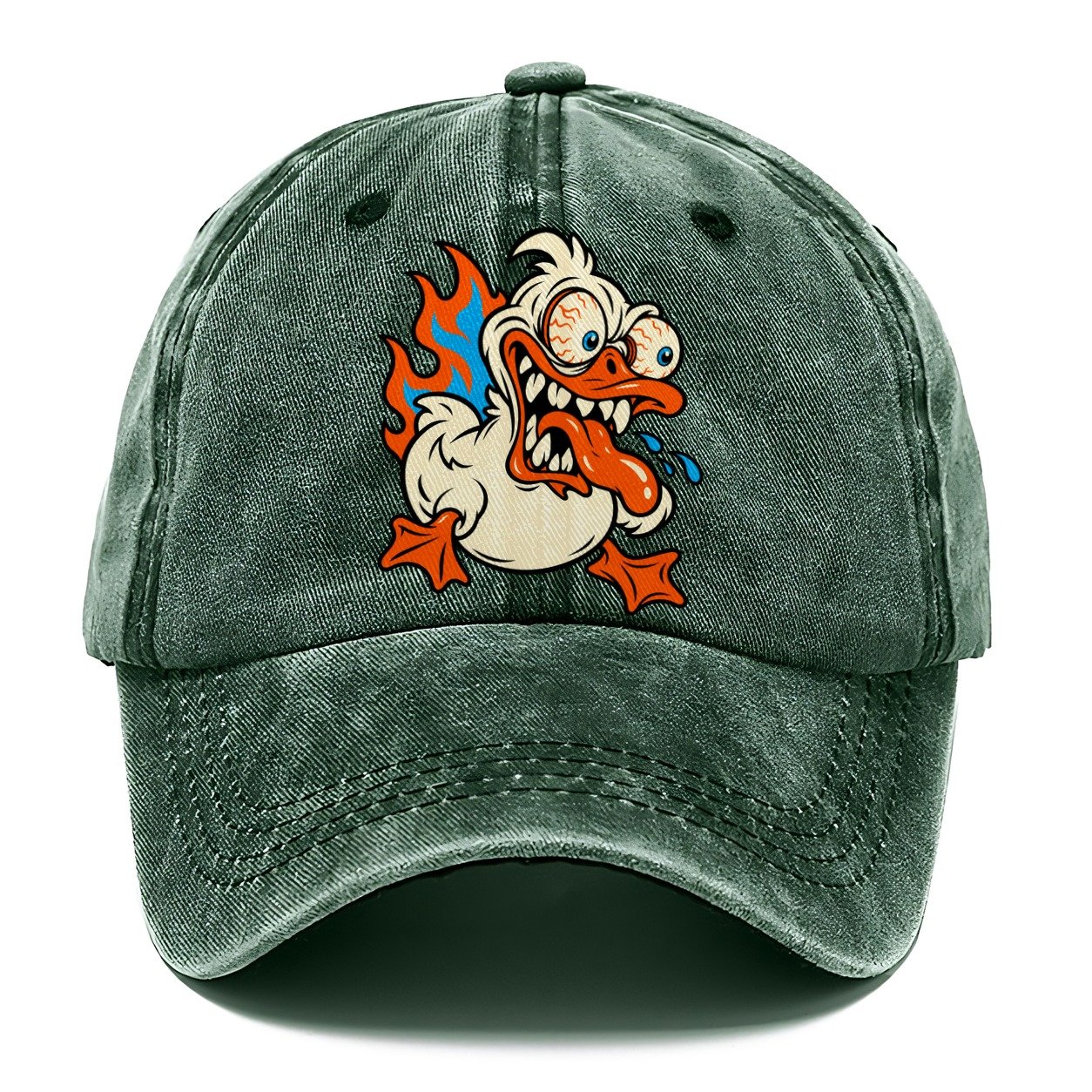 Rabid Rubber Duck Crazy Styles Classic Cap – Forest Mist