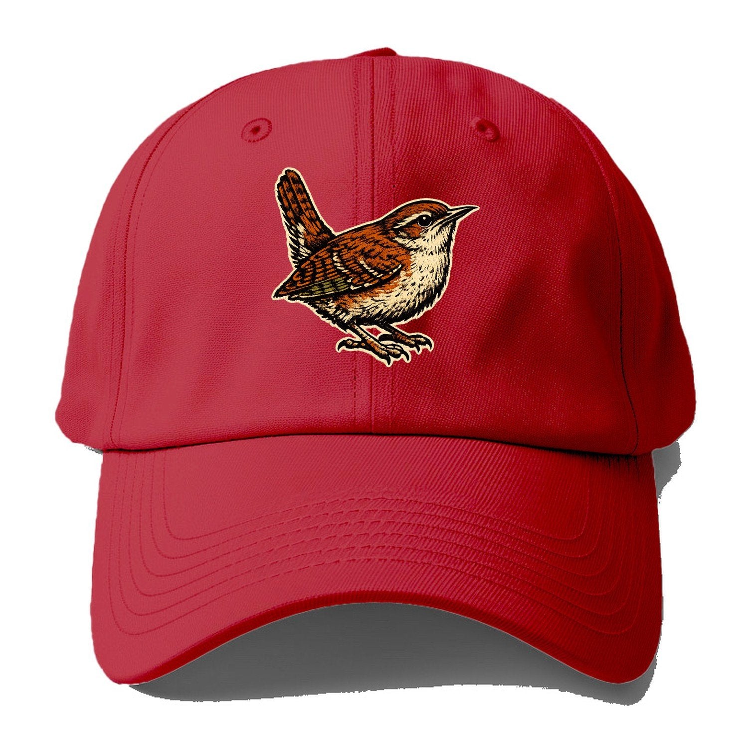 Vintage Wren Baseball Cap – Red