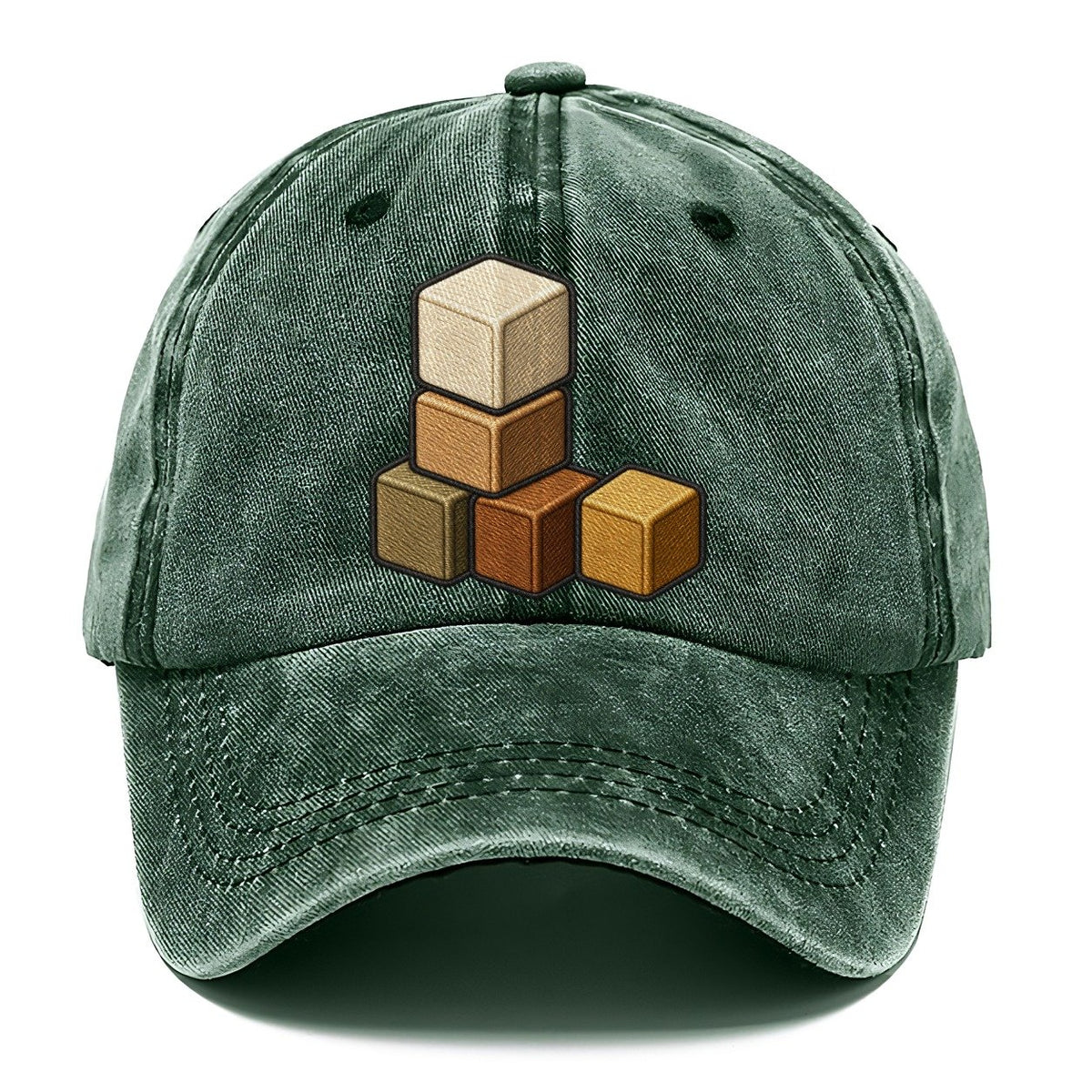 Stack Of Resource Cubes Board Games Classic Cap – Forest Mist