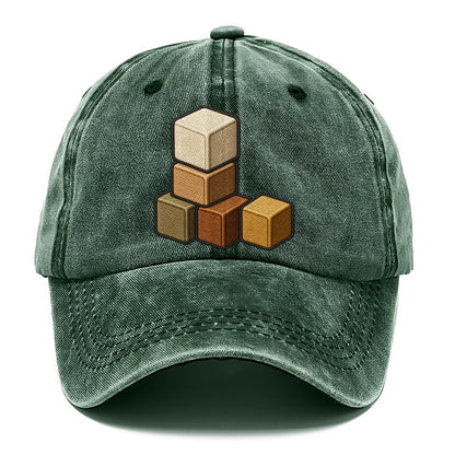 Stack Of Resource Cubes Board Games Classic Cap – Forest Mist