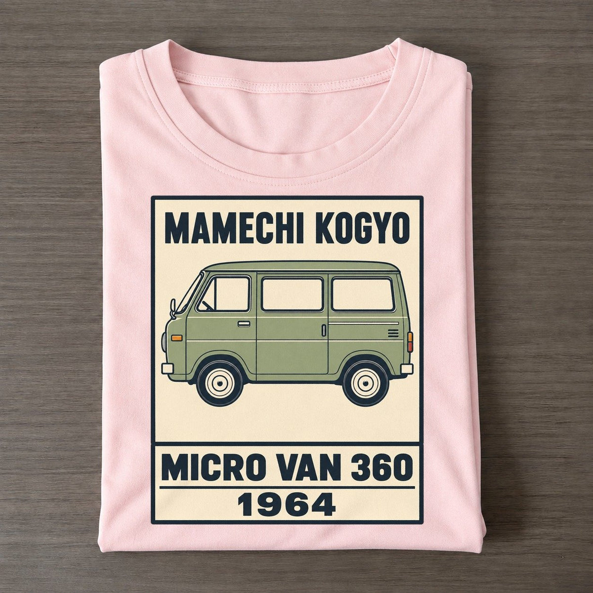 Mamechi Van Showa Speed Plates Classic T-shirt – Pink