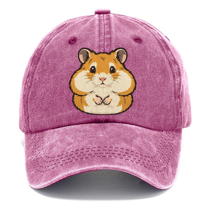 Golden Hamster Cheek Pouches Small Pet Logos Classic Cap – Dusty Rose