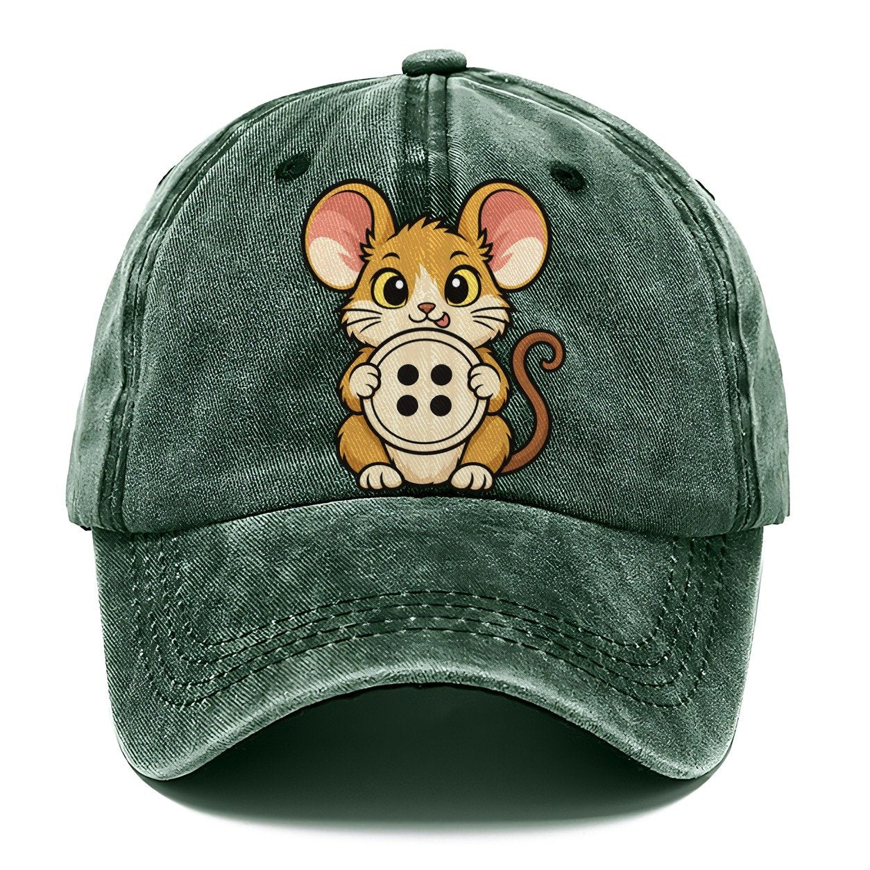 The Sewing Room Mouse Sewing And Quilting Classic Cap – Forest Mist