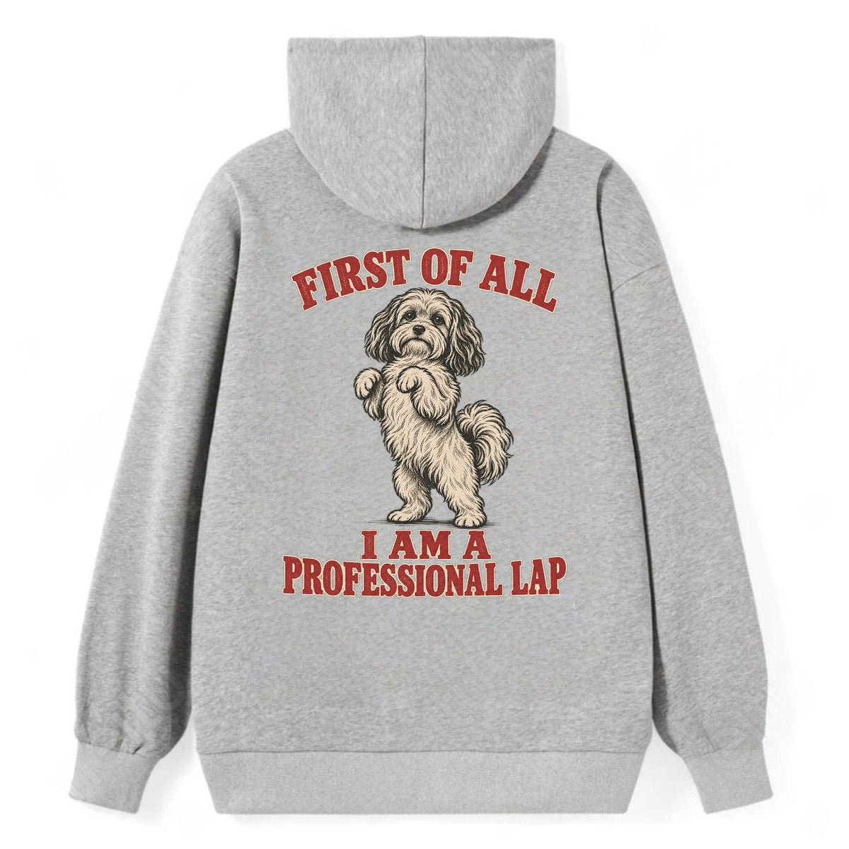 Havanese Dog Declarations Classic Pullover Hoodie – Grey