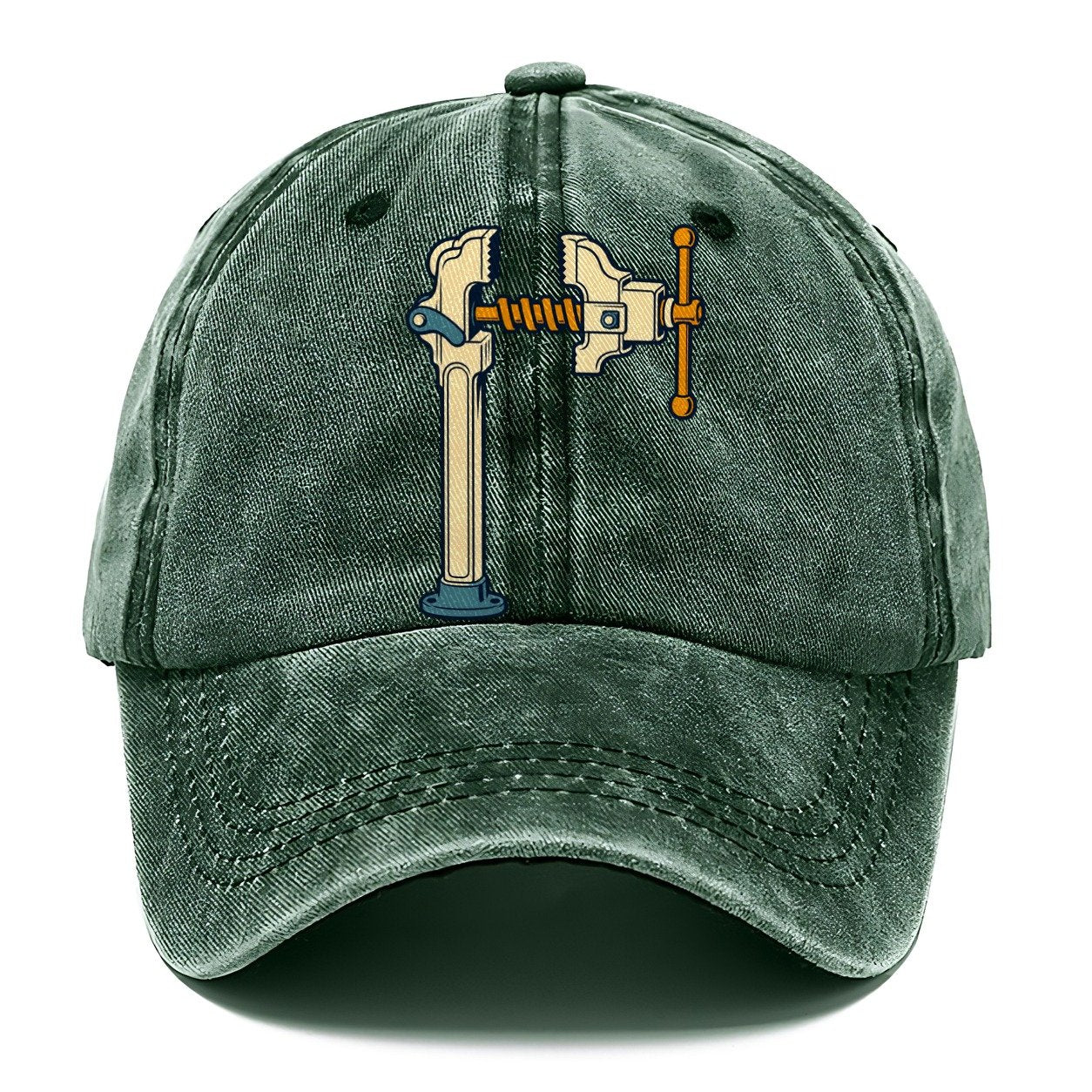 Post Vise Study Blacksmithing Classic Cap – Forest Mist