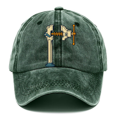 Post Vise Study Blacksmithing Classic Cap – Forest Mist