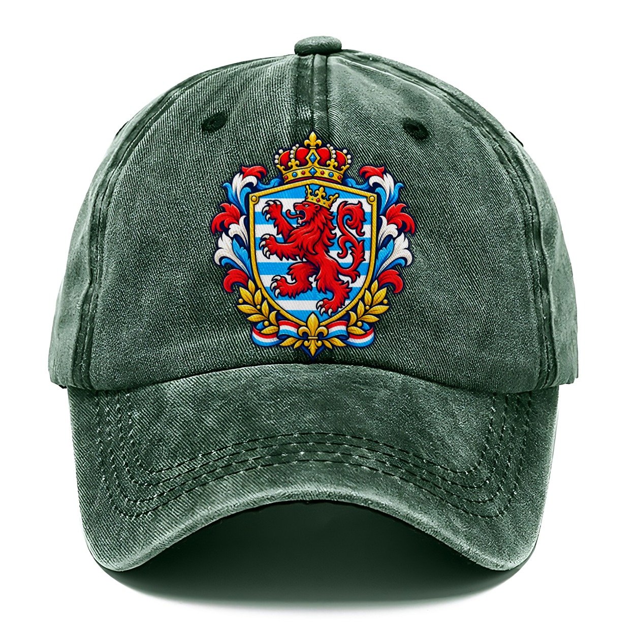 Luxembourg Heraldic Crest Country Logos Classic Cap – Forest Mist