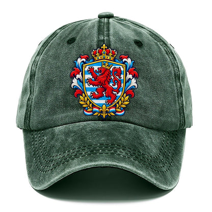 Luxembourg Heraldic Crest Country Logos Classic Cap – Forest Mist