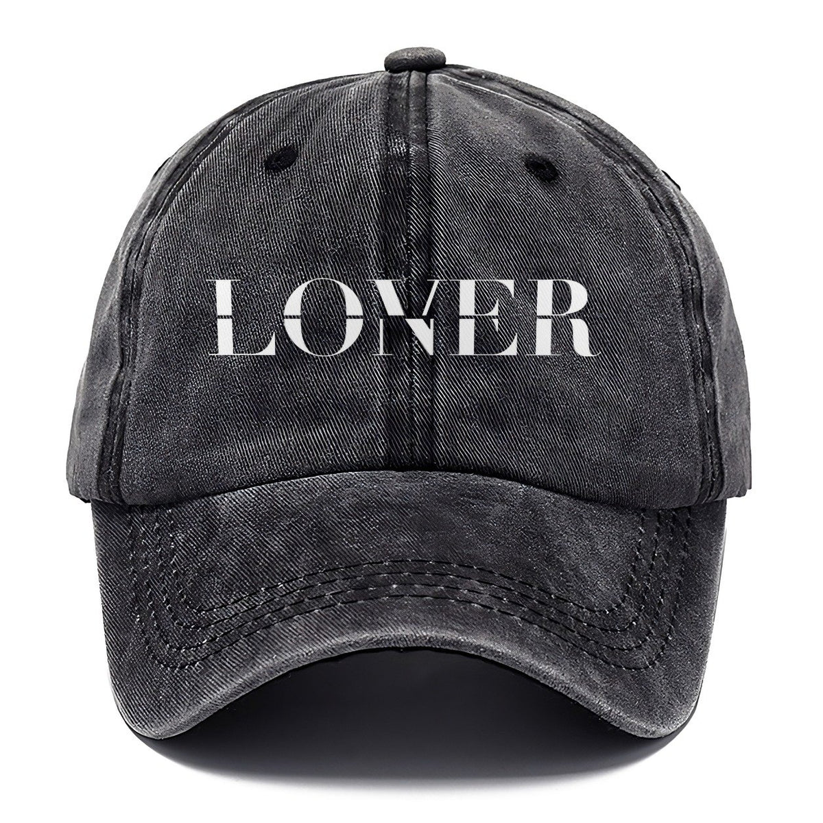 Lover Loner Split Feelings Classic Cap – Graphite