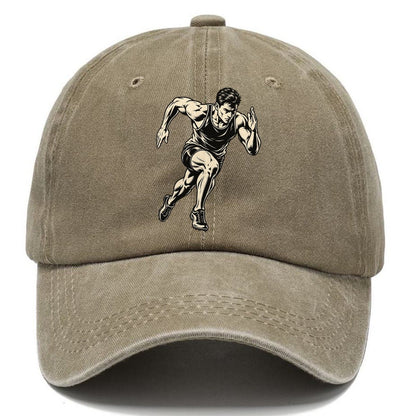Sprinter First Three Steps Global Sports Ink Figures Classic Cap – Warm Sand