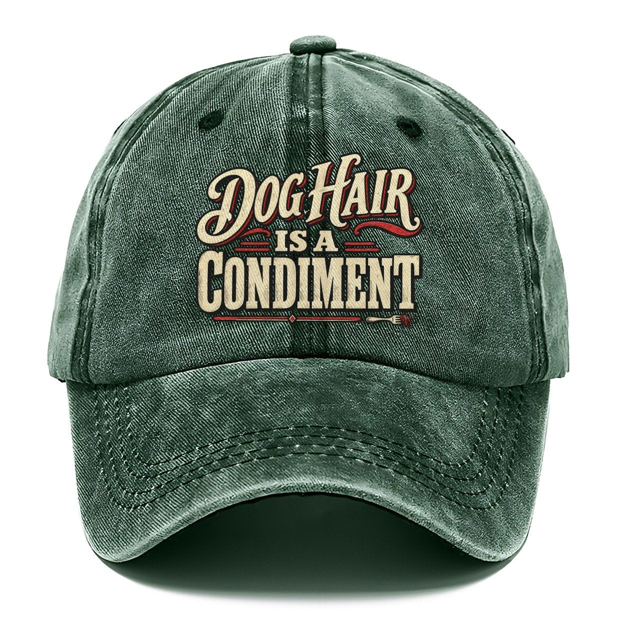 Dog Hair Is A Condiment American Wit Classic Cap – Forest Mist