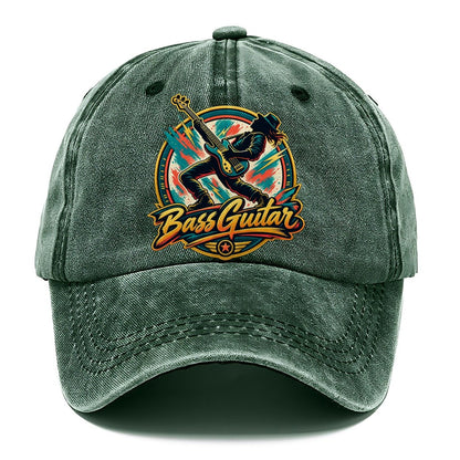 Bass Guitar Crest Music Instruments Classic Cap – Forest Mist