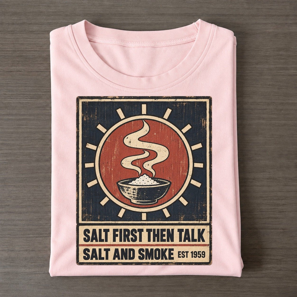 Salt And Smoke Izakaya Rules Classic T-shirt – Pink