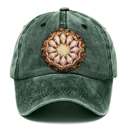 Split Geode Half Rocks And Minerals Classic Cap – Forest Mist