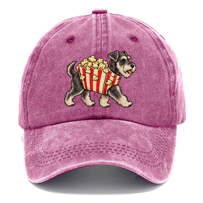 One Schnauzer In Halloween Costume Popcorn Box Costume With Kernel Puffs Halloween Dog Parade Classic Cap – Dusty Rose