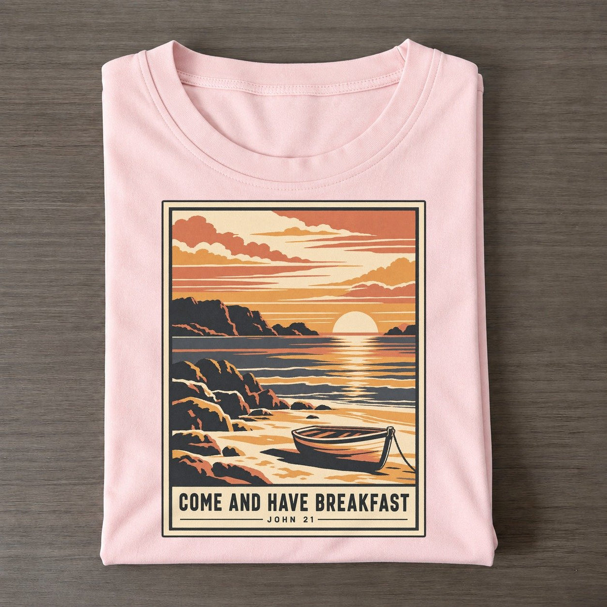 Come And Have Breakfast Given Light Classic T-shirt – Pink