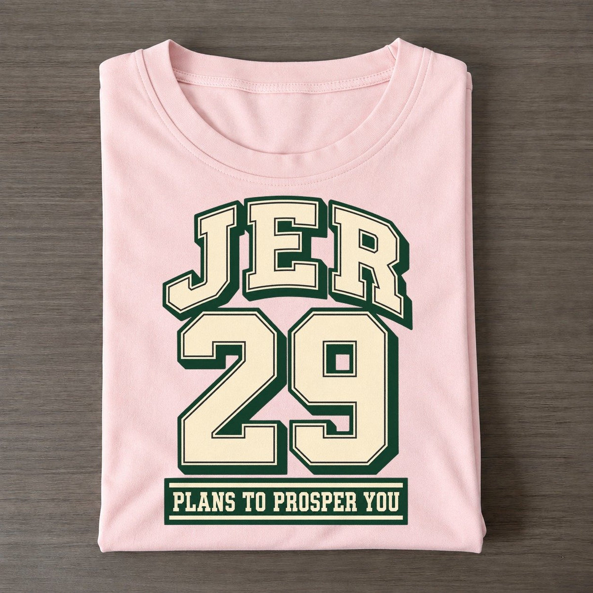 Jeremiah 29 Varsity Chapel Varsity Classic T-shirt – Pink