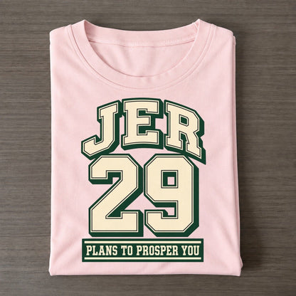 Jeremiah 29 Varsity Chapel Varsity Classic T-shirt – Pink