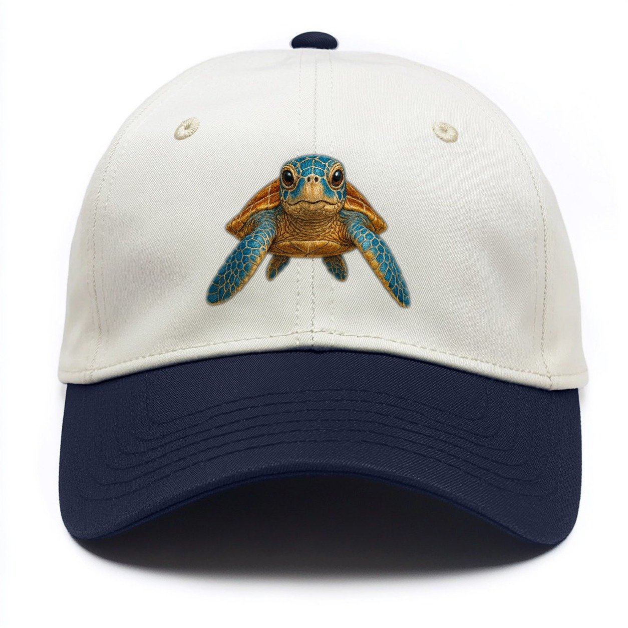 Sea Turtle Serenity Two Tone Cap – Navy