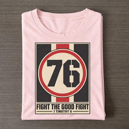 Fight The Good Fight Pit Board Parables Classic T-shirt – Pink