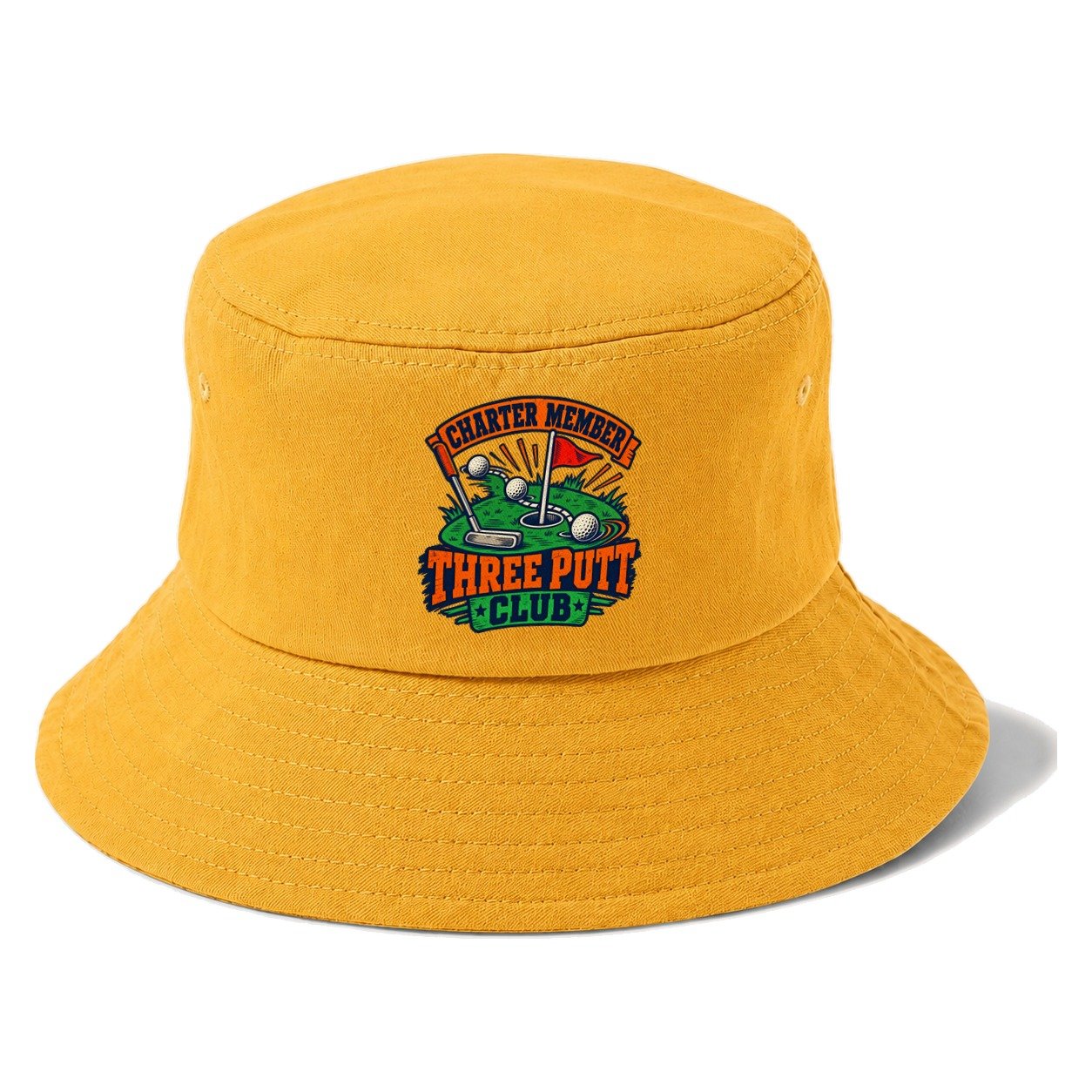 Three Putt Club Golf Life Bucket Hat – Golden Harvest