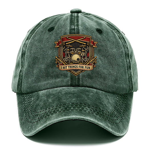 Drummer Humor Classic Cap – Forest Mist