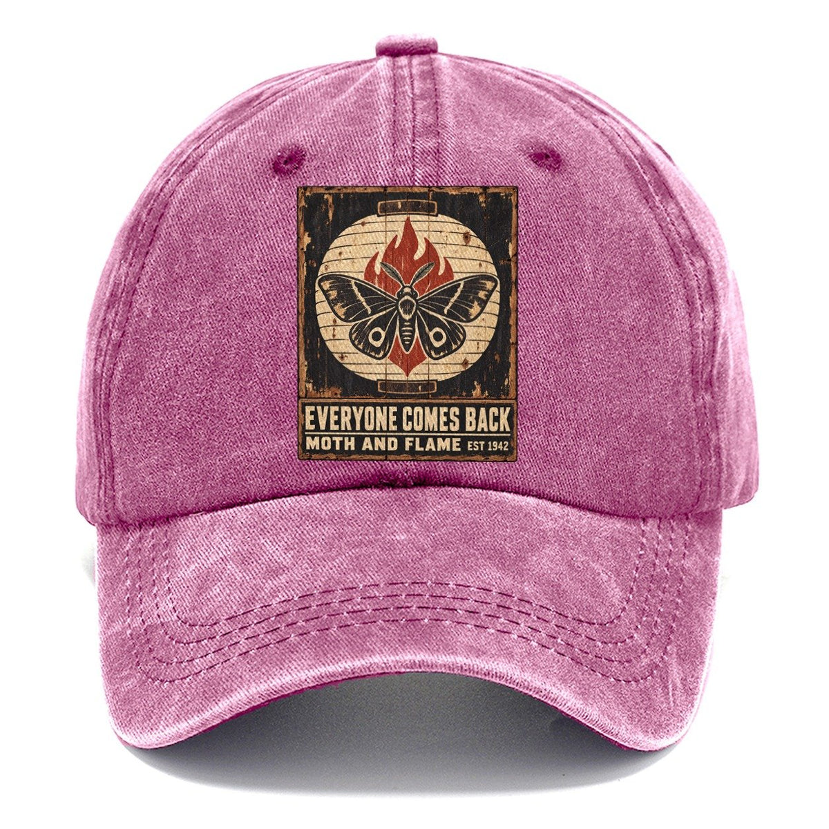 Moth And Flame Izakaya Rules Classic Cap – Dusty Rose