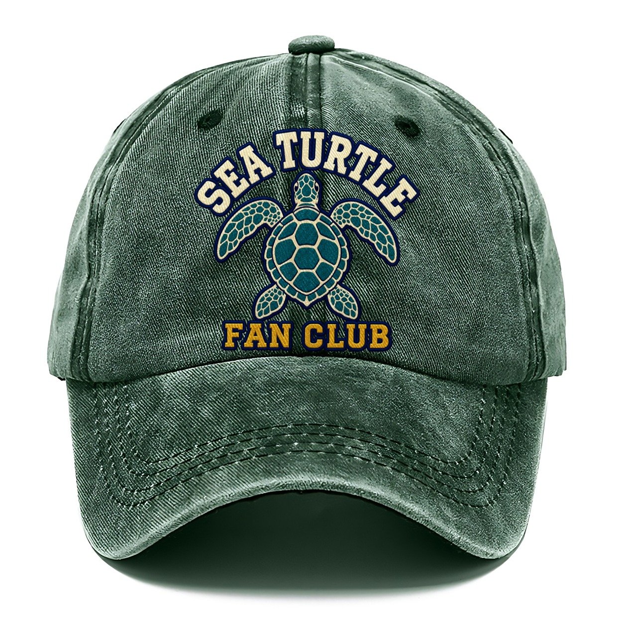 Sea Turtle Fan Club Classic Cap – Forest Mist