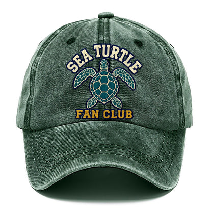 Sea Turtle Fan Club Classic Cap – Forest Mist