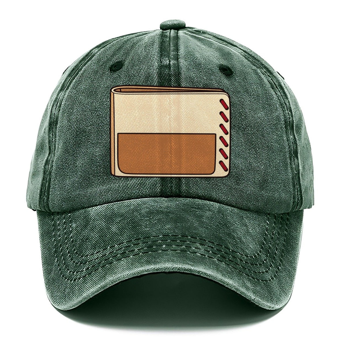 Bifold Wallet Study Leathercraft Classic Cap – Forest Mist