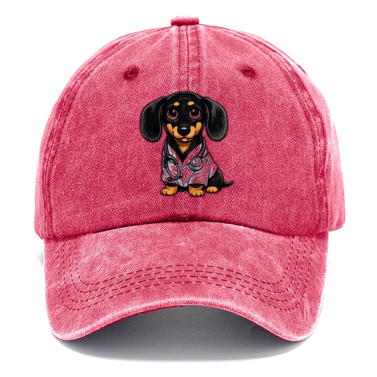 Doctor Dachshund Call Classic Cap – Pomegranate Blush