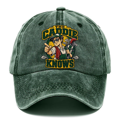 The Caddie Knows Golf Life Classic Cap – Forest Mist